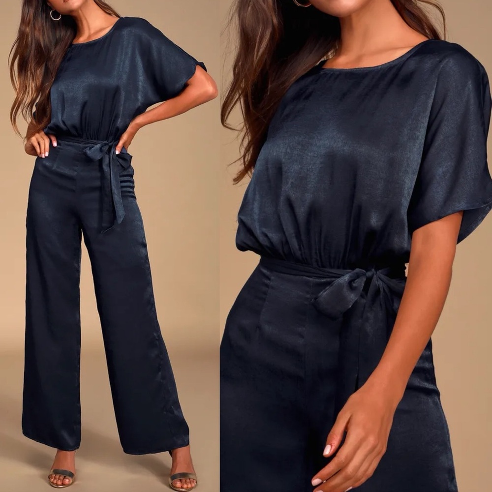 Elegant Navy Jumpsuit